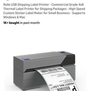 Rollo printer for price tags & labels